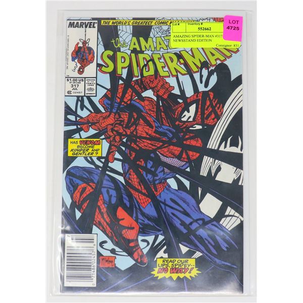 AMAZING SPIDER-MAN #317 --- NEWSSTAND EDITION