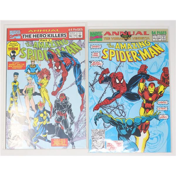 AMAZING SPIDER-MAN #25 AND #26 ANNUALS