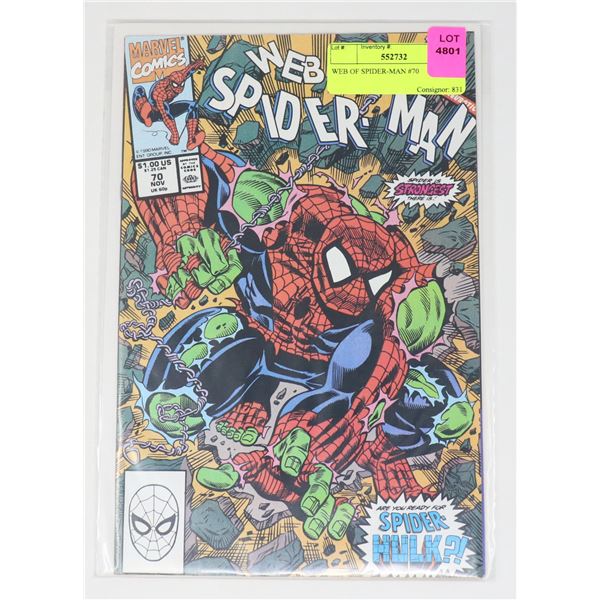 WEB OF SPIDER-MAN #70