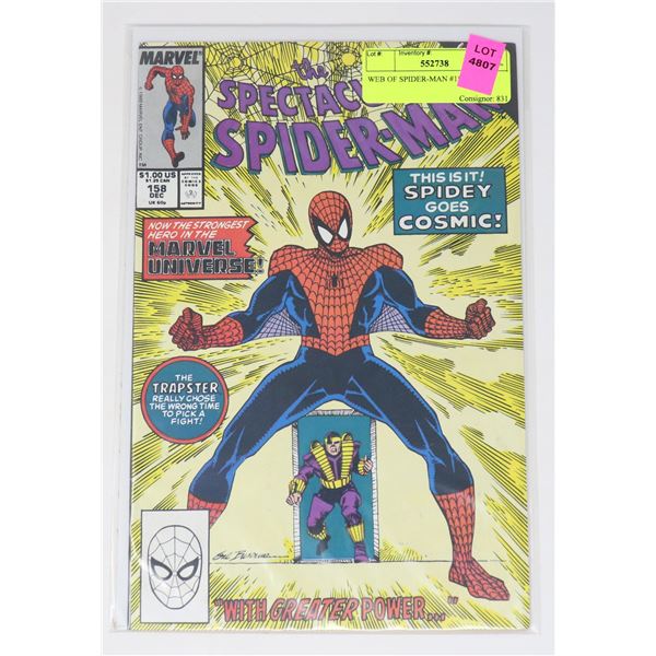 WEB OF SPIDER-MAN #158