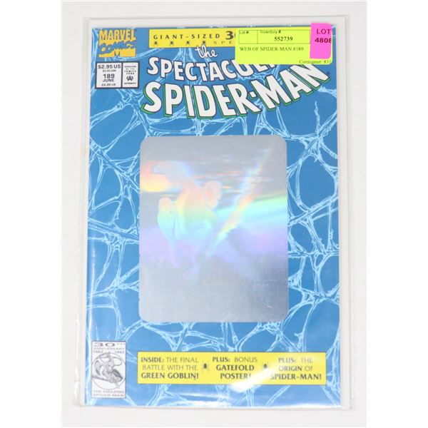 WEB OF SPIDER-MAN #189