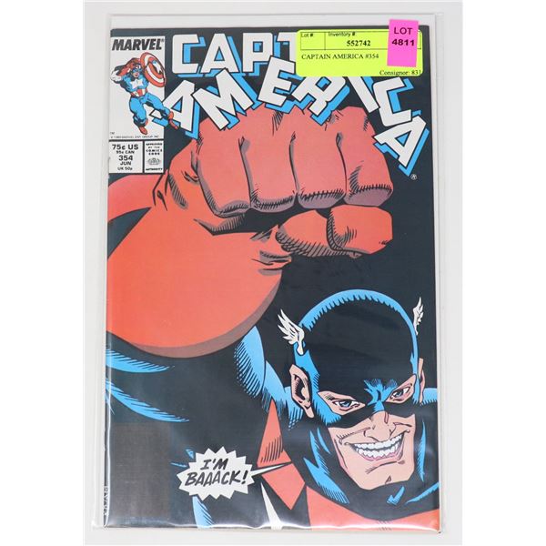CAPTAIN AMERICA #354