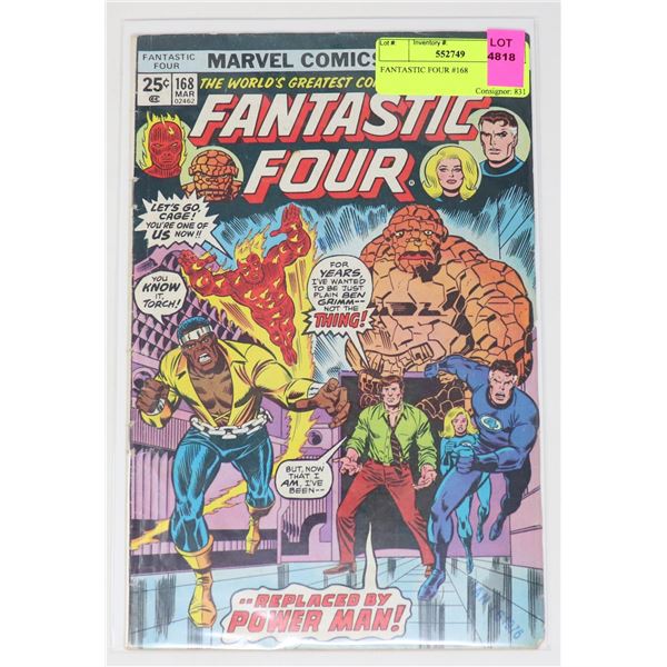 FANTASTIC FOUR #168