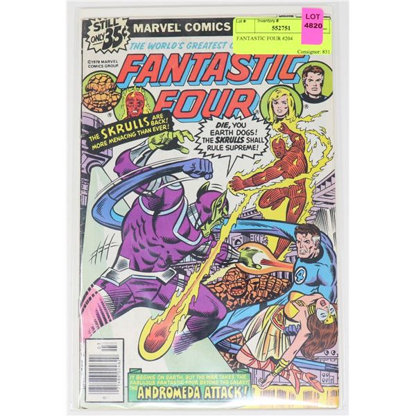 FANTASTIC FOUR #204