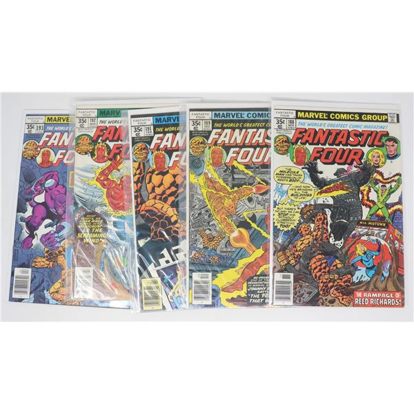 FANTASTIC FOUR COMICS --- 5 ISSUES