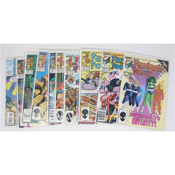 FANTASTIC FOUR COMICS --- 10 ISSUES