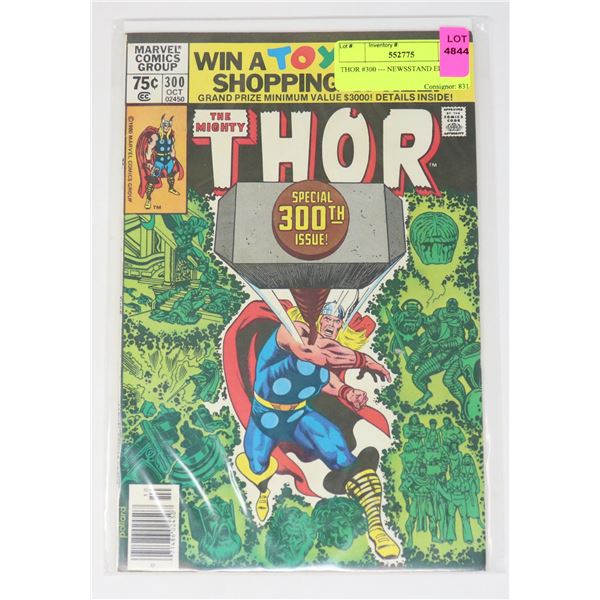 THOR #300 --- NEWSSTAND EDITION