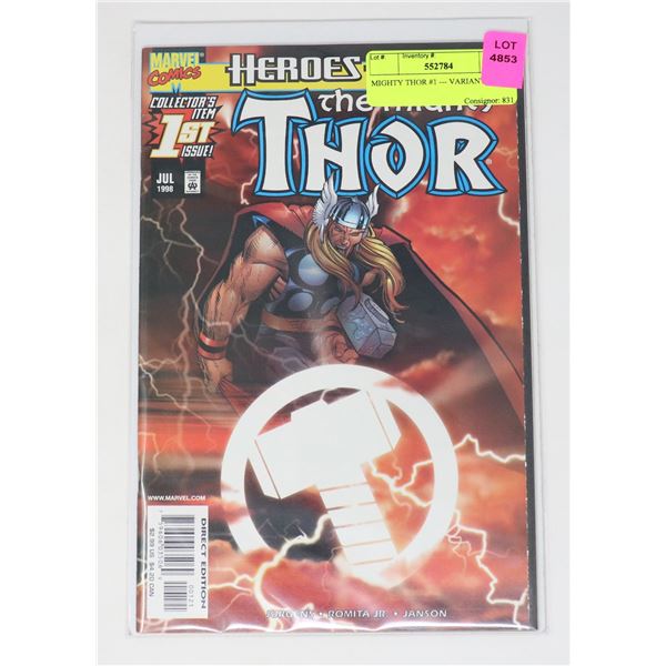 MIGHTY THOR #1 --- VARIANT ISSUE