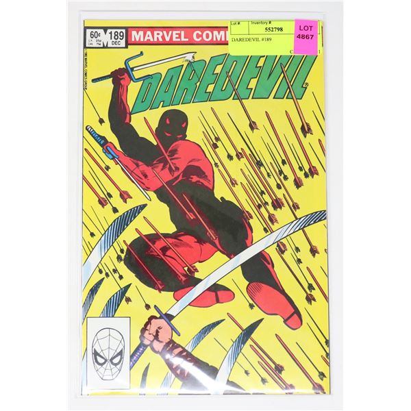 DAREDEVIL #189