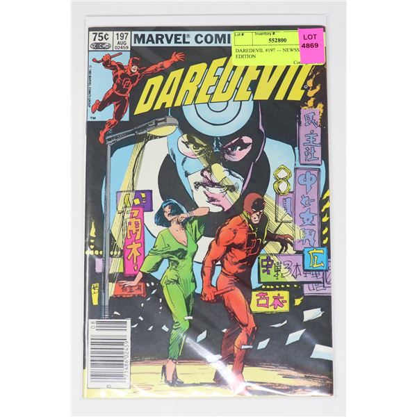 DAREDEVIL #197 --- NEWSSTAND EDITION