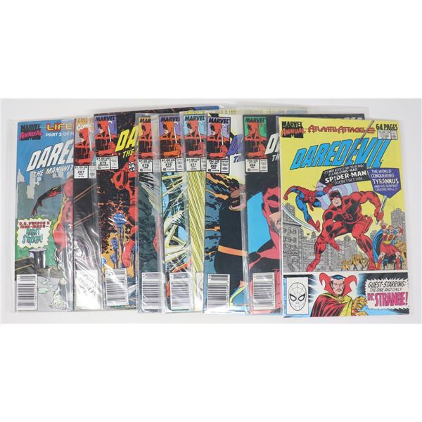 DAREDEVIL COMICS --- 10 ISSUES
