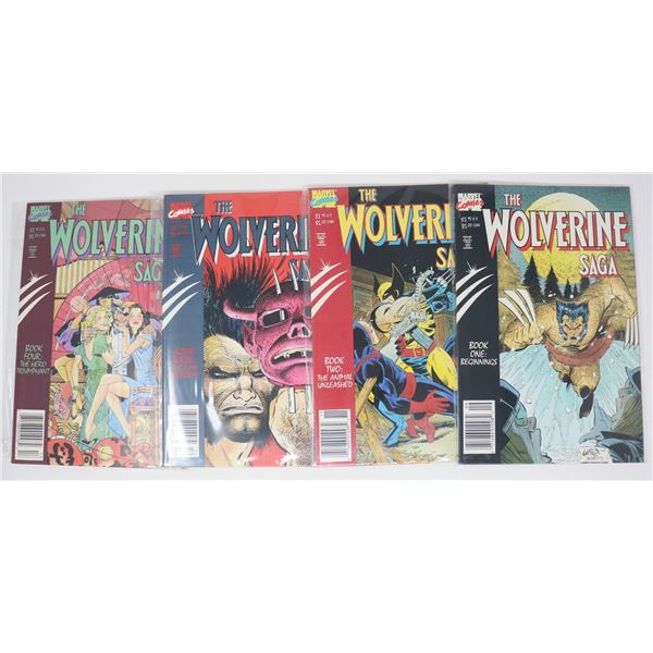 WOLVERINE SAGA --- 4 ISSUE SET