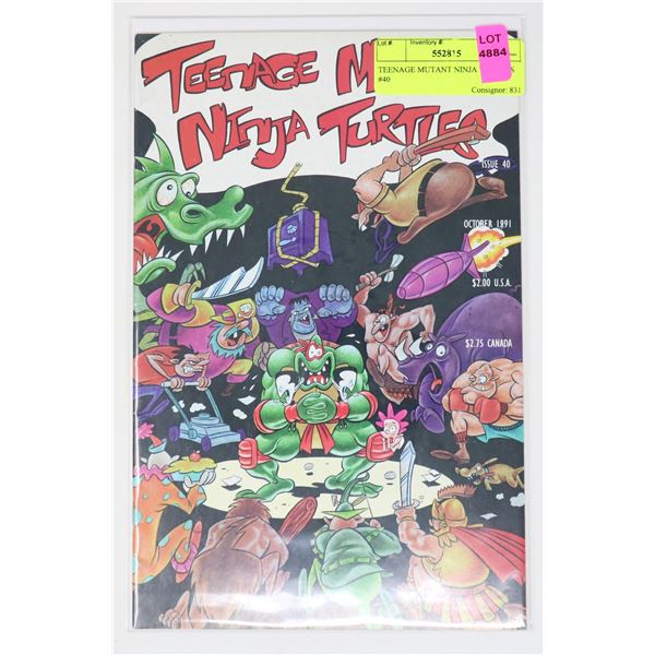 TEENAGE MUTANT NINJA TURTLES #40