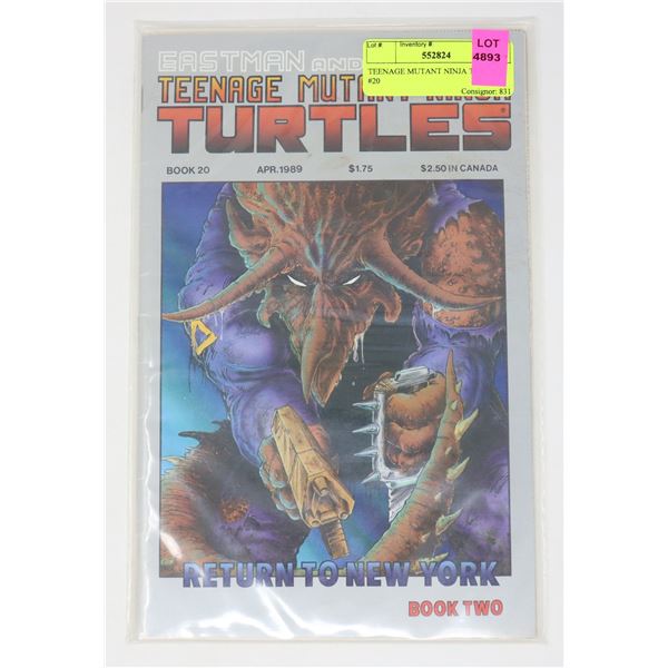 TEENAGE MUTANT NINJA TURTLES #20