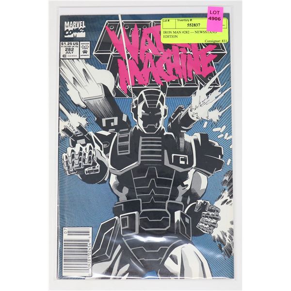 IRON MAN #282 --- NEWSSTAND EDITION
