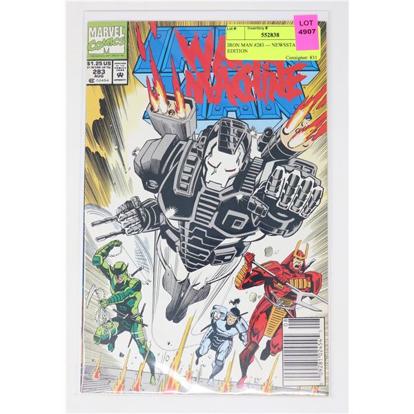IRON MAN #283 --- NEWSSTAND EDITION