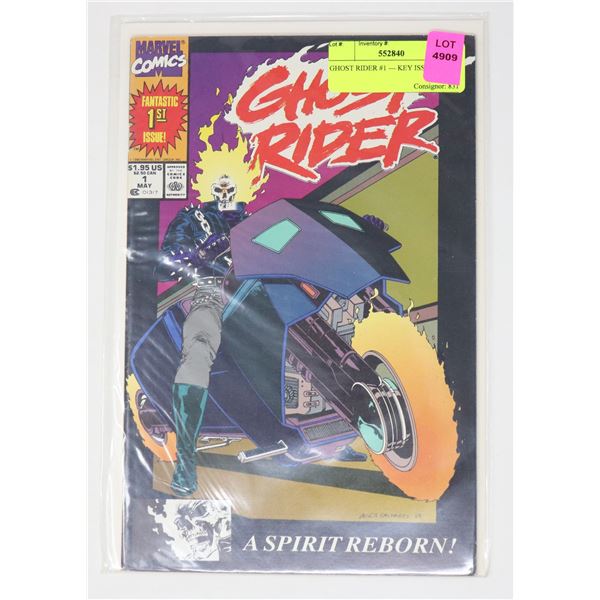 GHOST RIDER #1 --- KEY ISSUE