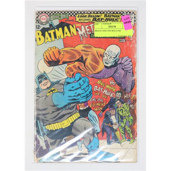 BRAVE AND THE BOLD #68