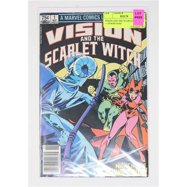 VISION AND THE SCARLET WITCH #1 --- NEWSSTAND