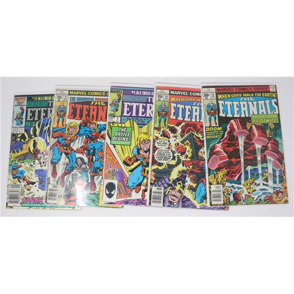 ETERNALS COMICS --- 5 ISSUES