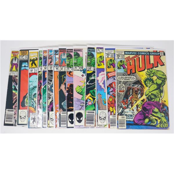 INCREDIBLE HULK COMICS --- 14 ISSUES