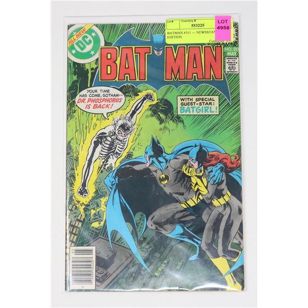 BATMAN #311 --- NEWSSTAND EDITION