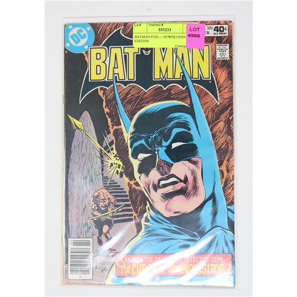BATMAN #320 --- NEWSSTAND EDITION