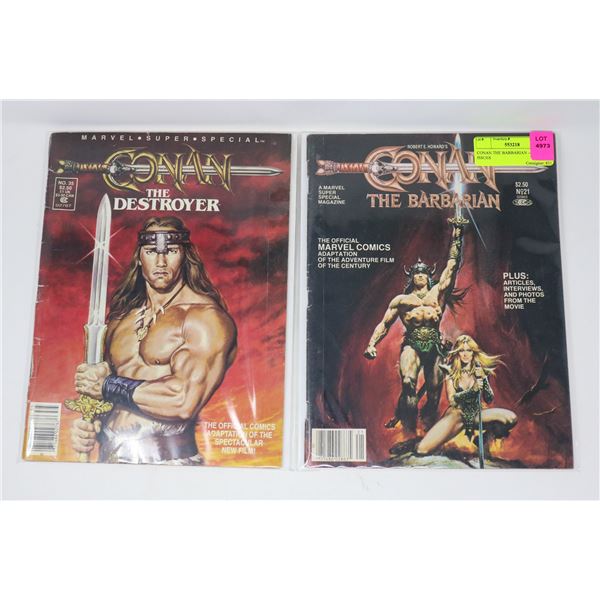 CONAN THE BARBARIAN --- MOVIE ISSUES