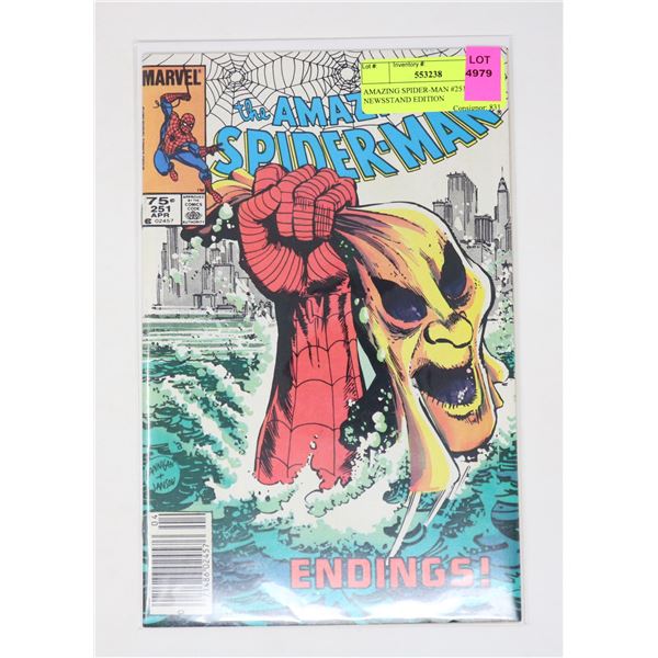 AMAZING SPIDER-MAN #251 --- NEWSSTAND EDITION