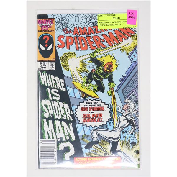 AMAZING SPIDER-MAN #279 --- NEWSSTAND EDITION