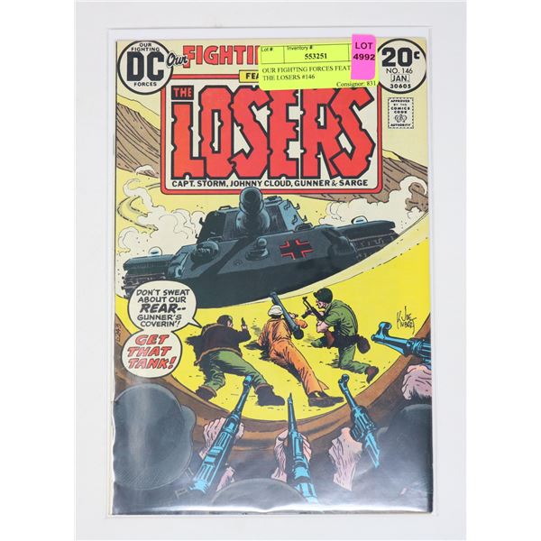 OUR FIGHTING FORCES FEATURING THE LOSERS #146