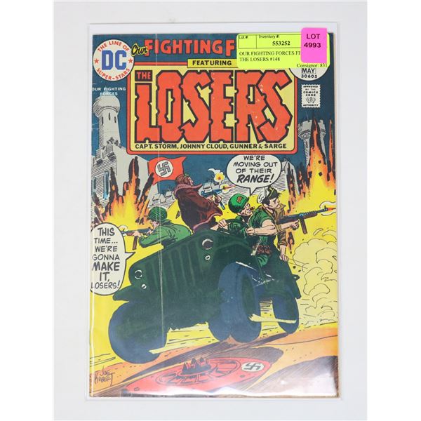 OUR FIGHTING FORCES FEATURING THE LOSERS #148