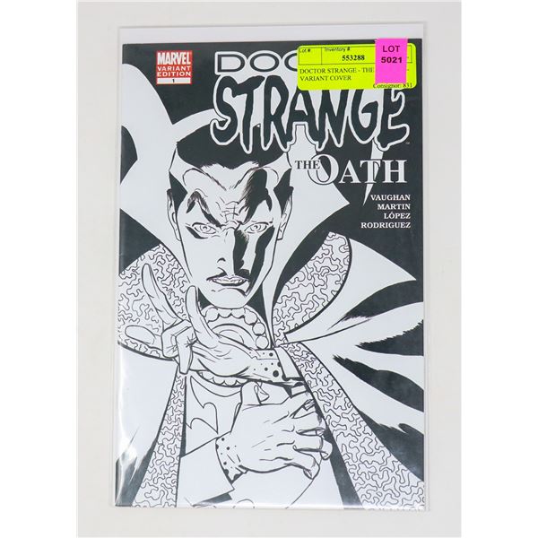 DOCTOR STRANGE - THE OATH #1 --- VARIANT COVER