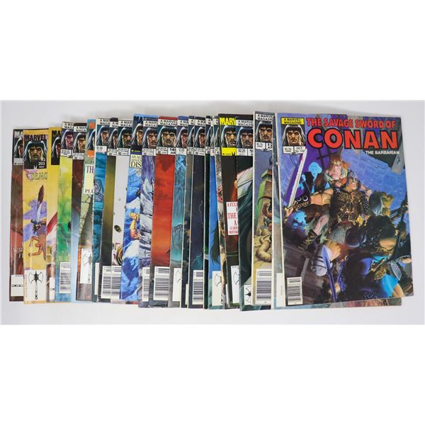 SAVAGE SWORD OF CONAN --- 23 ISSUES