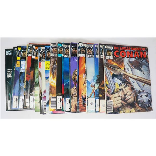 SAVAGE SWORD OF CONAN --- 23 ISSUES