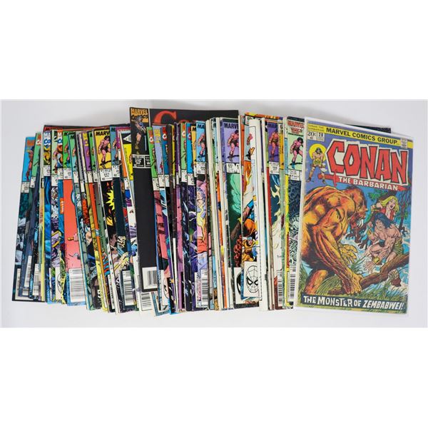 CONAN THE BARBARIAN COMICS --- 65 ISSUES