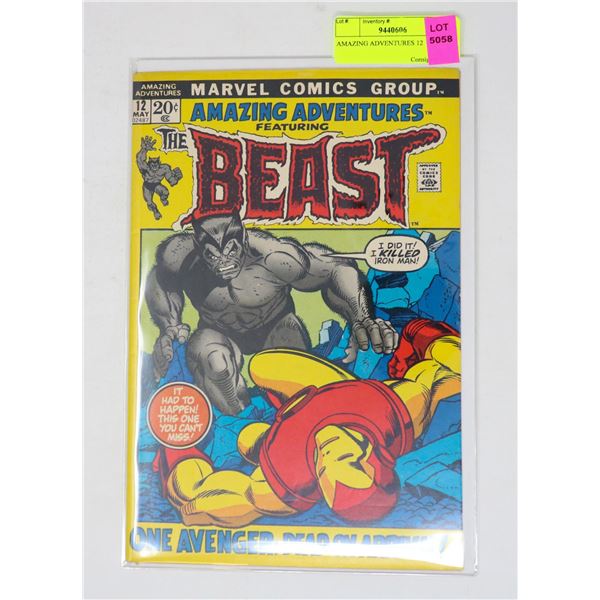 AMAZING ADVENTURES 12