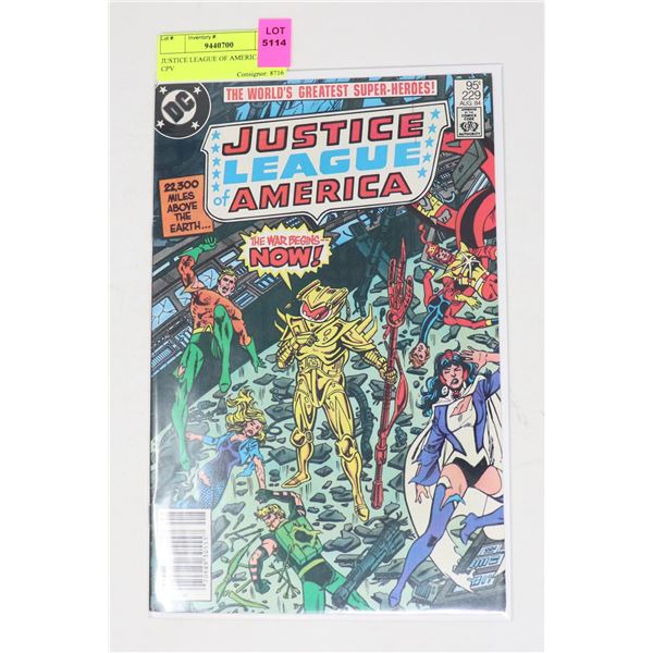 JUSTICE LEAGUE OF AMERICA 229 CPV