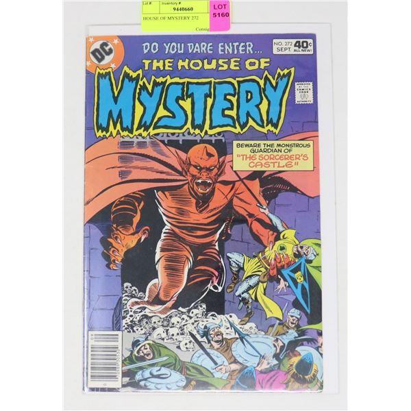 HOUSE OF MYSTERY 272