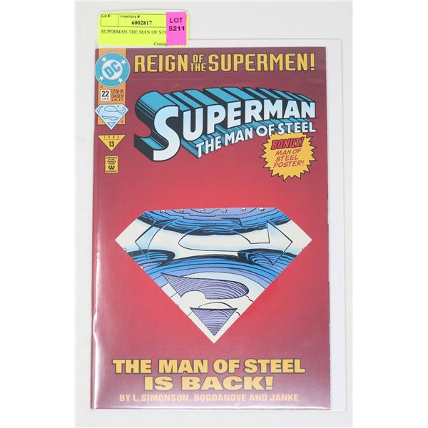 SUPERMAN THE MAN OF STEEL 22