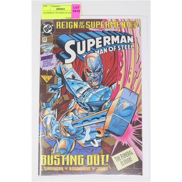 SUPERMAN THE MAN OF STEEL 22