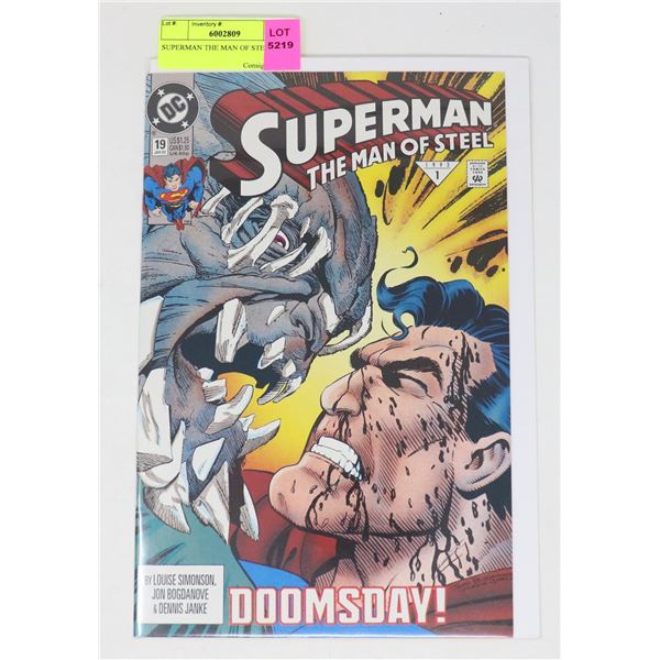 SUPERMAN THE MAN OF STEEL 19