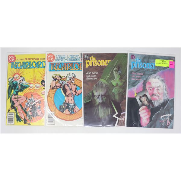 DC COMICS, THE PRISONER & THE WARLORD ASSORTED