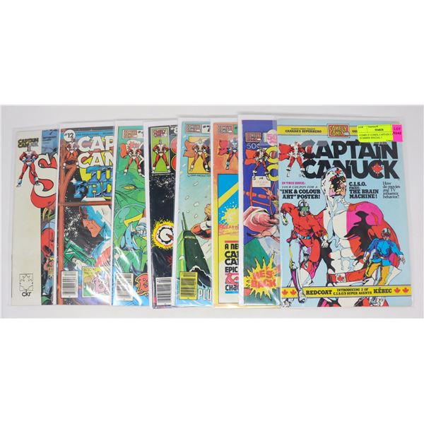 COMELY COMIX, CAPTAIN CANUCK ASSORTED ISSUES