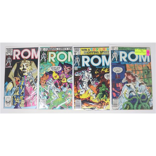 MARVEL COMICS, ROM, 7, 11, 19, 39