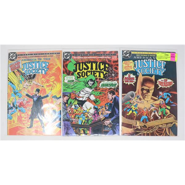 DC COMICS, JUSTICE SOCIETY 1-3