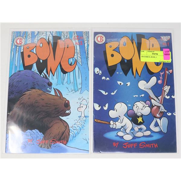 CB COMICS, BONE, 1, 2
