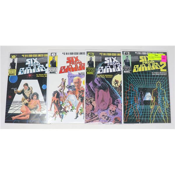 EPIC COMICS, SIX FROM SIRIUS 2 #1-4