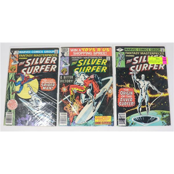 MARVEL COMICS, SILVER SURFER #1, 11, 14
