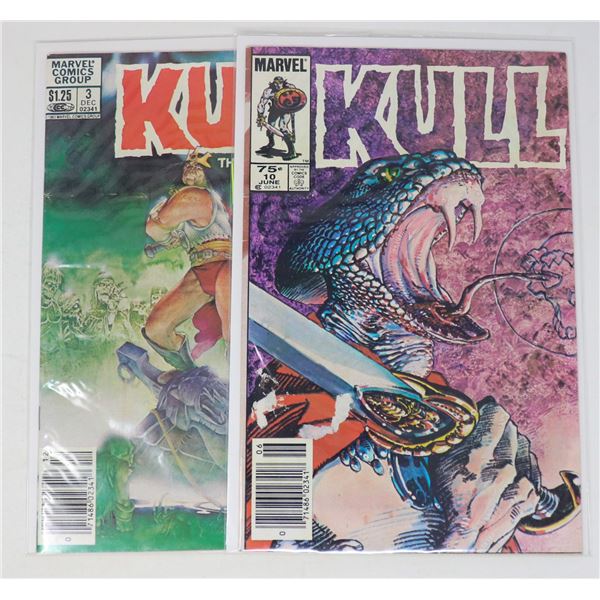 KULL THE CONQUEROR #3 & 10